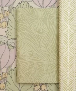Liberty Fabrics New Regency Tulip Wallpaper In Lichen