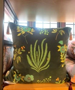 Liberty Fabrics Botanical Flora Velvet Wellington Fabric, Jade New