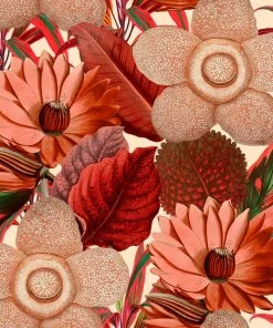 Mind The Gap Water Lilies Taupe Wallpaper