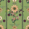 The Design Yard Lin Yuan Absinthe Green Wallpaper - Rose & Thorn Floral Pattern 1 The Design Yard Lin Yuan Absinthe Green Wallpaper Rose & Thorn