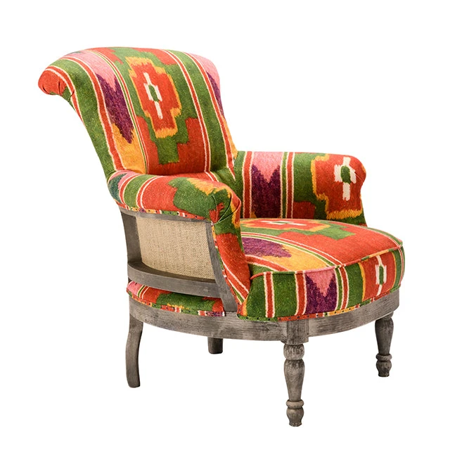 Mind The Gap Folk Couture Louis Deconstructed Chair - Erdely Linen | Modern Armchair for Home & Office 4 Mind The Gap Folk Couture Louis Deconstructed Chair - Erdely Linen