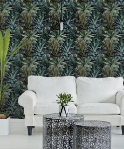 Mind The Gap Lush Succulents Wallpaper Havana Tropicana