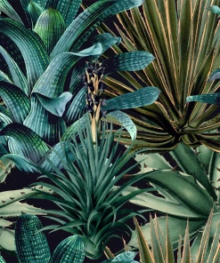 Mind The Gap Lush Succulents Wallpaper Havana Tropicana