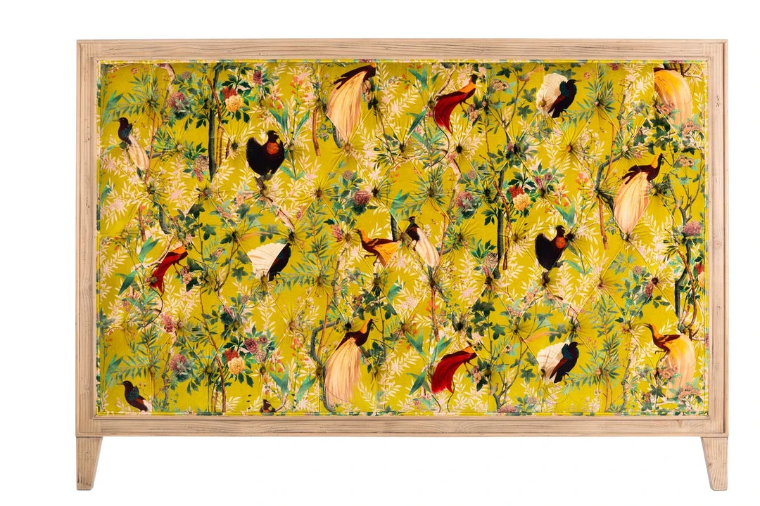 Mind The Gap Velvet Fabrics - Royal Garden Green Les Jardins Royaux | Premium Floral Velvet Fabric for Homeware 5 Mind The Gap Velvet Fabrics, Royal Garden Green Les Jardins Royaux