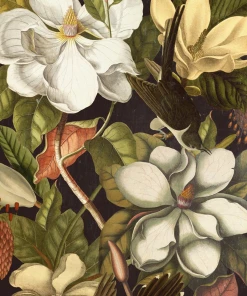 Mind The Gap Rose & Thorn Magnolia Taupe Wallpaper