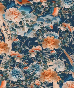 The Design Yard A Manchurian Night Wallpaper Rose & Thorn