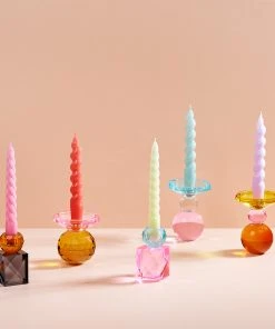 Miss Etoile Crystal Candle Holder Amber Rose Bohemian Dream