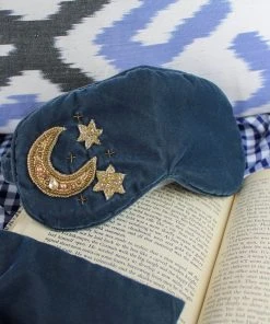 My Doris Eye Masks & Bags Luxury Moon And Stars Velvet Eye Mask