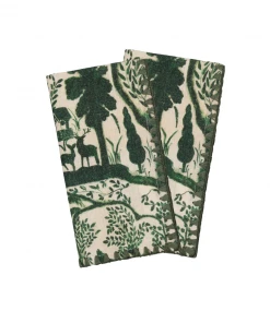 Mind The Gap Folk Couture The Enchanted Woodland Napkins, Set Of Two