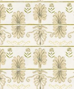 Mind The Gap Mykonos Villa Wallpaper Taupe