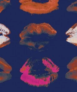 Mind The Gap Neon Kiss Retro Wallpaper - The Retrograde Collection 12 Mind The Gap Neon Kiss Wallpaper The Retrograde