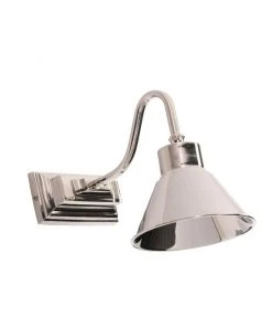 Mind The Gap Wall Light - Newport Sconce In Polished Nickel