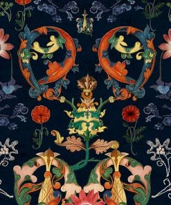 Folk Couture Mind The Gap Linen Fabrics, Transylvania Folk