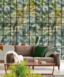 Mind The Gap Orangerie Wallpaper - Nature & Animals Tile Wallpaper for Home Decor 7 Mind The Gap Orangerie Wallpaper New
