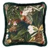 Mind The Gap Havana Tropicana Orchid Bloom Linen Cushion