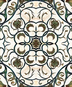 Mind The Gap Organic Tile Wallpaper