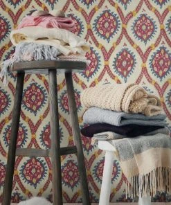 Mind The Gap Ottoman Taupe Wallpaper - Bohemian Dream Folk Couture Home Decor 7 Mind The Gap Ottoman Taupe Wallpaper