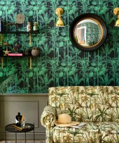 Mind The Gap Palmera Cubana Dark Wallpaper Havana Tropicana