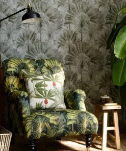 Mind The Gap Traveller's Palm Neutral Wallpaper