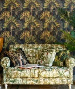 Mind The Gap Traveller's Palm Neutral Wallpaper