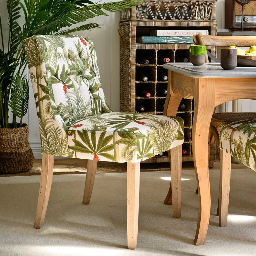 Mind The Gap MTG Furniture Duke Chair - Madagascar Linen Dining Chair | Havana Tropicana Collection 4 Mind The Gap MTG FURNITURE - DUKE CHAIR - MADAGASCAR LINEN