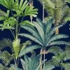 The Design Yard Havana Tropicana Palmeras Anthracite Wallpaper - Tropical Trees & Leaves Design 1 The Design Yard Havana Tropicana Palmeras Anthracite Wallpaper