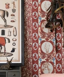 Mind The Gap Wallpaper & Paint The Competition Panel, Blue Wallpaper