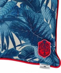 Mind The Gap Rose & Thorn Paradeisos Linen Cushion - Blue Skies Ahead Collection 6 Mind The Gap Rose & Thorn Paradeisos Linen Cushion