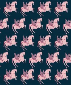 Annika Reed Studio Pegasus Wallpaper - Midnight New