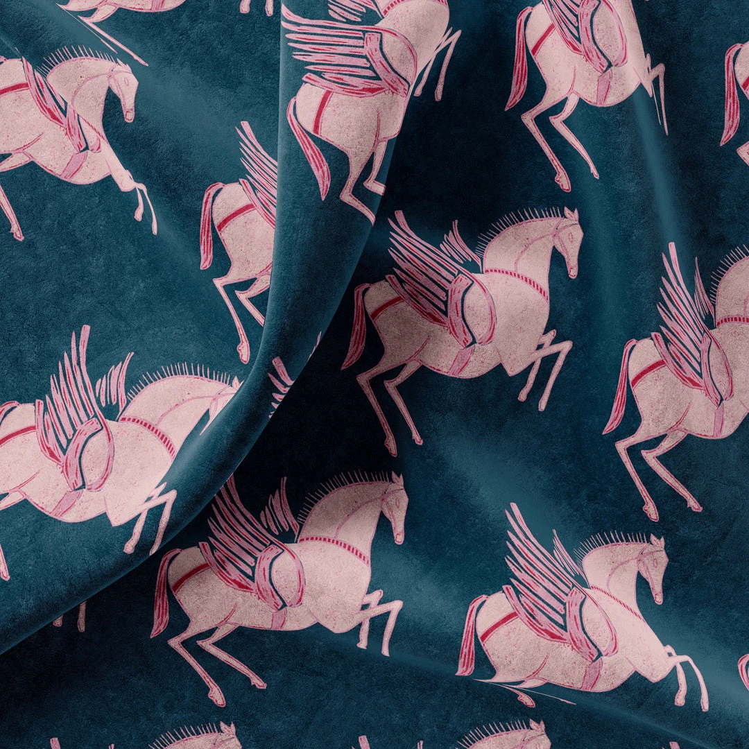 Annika Reed Studio Pegasus Velvet - Midnight | Luxurious Velvet Fabric for Home Decor 4 Annika Reed Studio Pegasus Velvet - Midnight