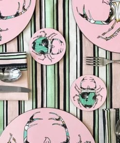 Bell Hutley Coasters Set Of Six - Tiger Lilly New