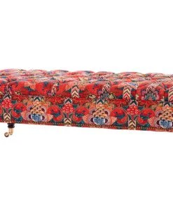 Mind The Gap Saray Ottoman - Psychedelia Linen New
