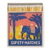 Archivist Gallery Pink Elephant Luxury Match Box Square - Bohemian Dream Homeware Gift 1 Archivist Gallery Pink Elephant Luxury Match Box Square New