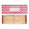 Archivist Gallery New Block Pattern Pink Luxury Matches Double Drawer