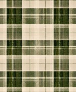 Mind The Gap Countryside Plaid Charcoal Wallpaper