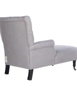 Mind The Gap MTG FURNITURE - MADISON CHAISE - FROST GREY LINEN