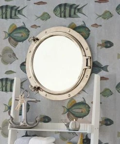 Mind The Gap Poissons Grey Wallpaper