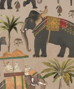 Mind The Gap The Procession Blue Wallpaper - Indigena Collection | Premium Homeware 8 Mind The Gap The Procession Blue Wallpaper