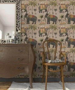 Mind The Gap The Procession Blue Wallpaper - Indigena Collection | Premium Homeware 9 Mind The Gap The Procession Blue Wallpaper