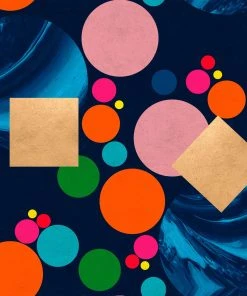 Mind The Gap Pseudomorph In Blue Wallpaper Wallpaper & Paint