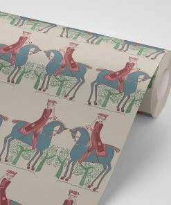 Annika Reed Studio New Redcoat Wallpaper - Stone | Nature & Animals Wallpaper | The Little Yard Collection 13 Annika Reed Studio New Redcoat Wallpaper - Stone