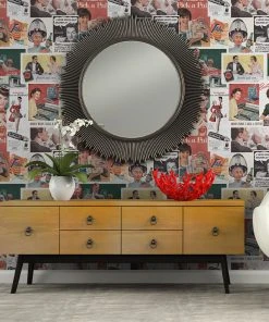 Thedesignyarduk Retro Ads Multi Wallpaper