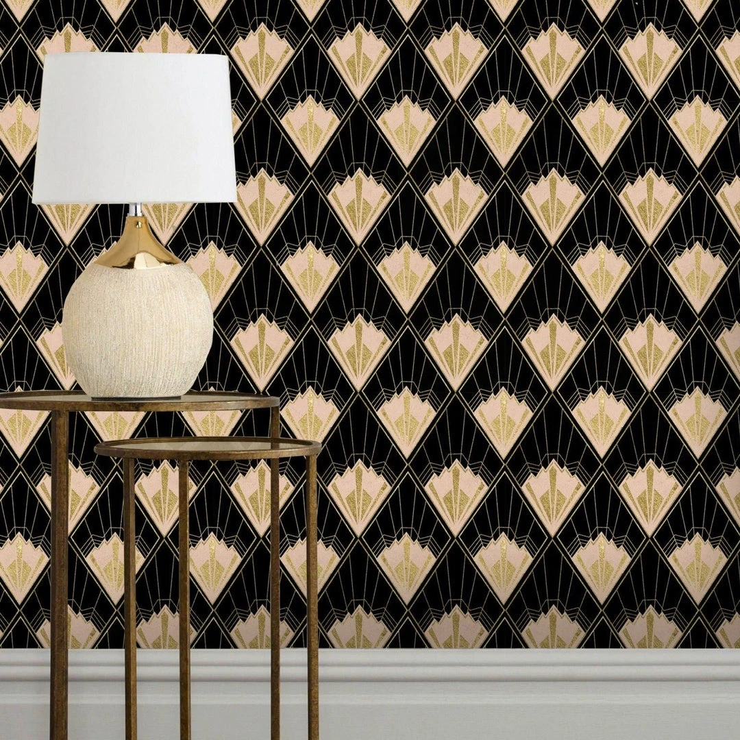 Mind The Gap Revival Taupe Geometric Wallpaper - Premium Home Decor Wallpaper & Paint 6 Mind The Gap Revival Taupe Wallpaper Wallpaper & Paint