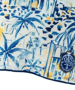 Mind The Gap Rhodes Stonewashed Cotton Cushion