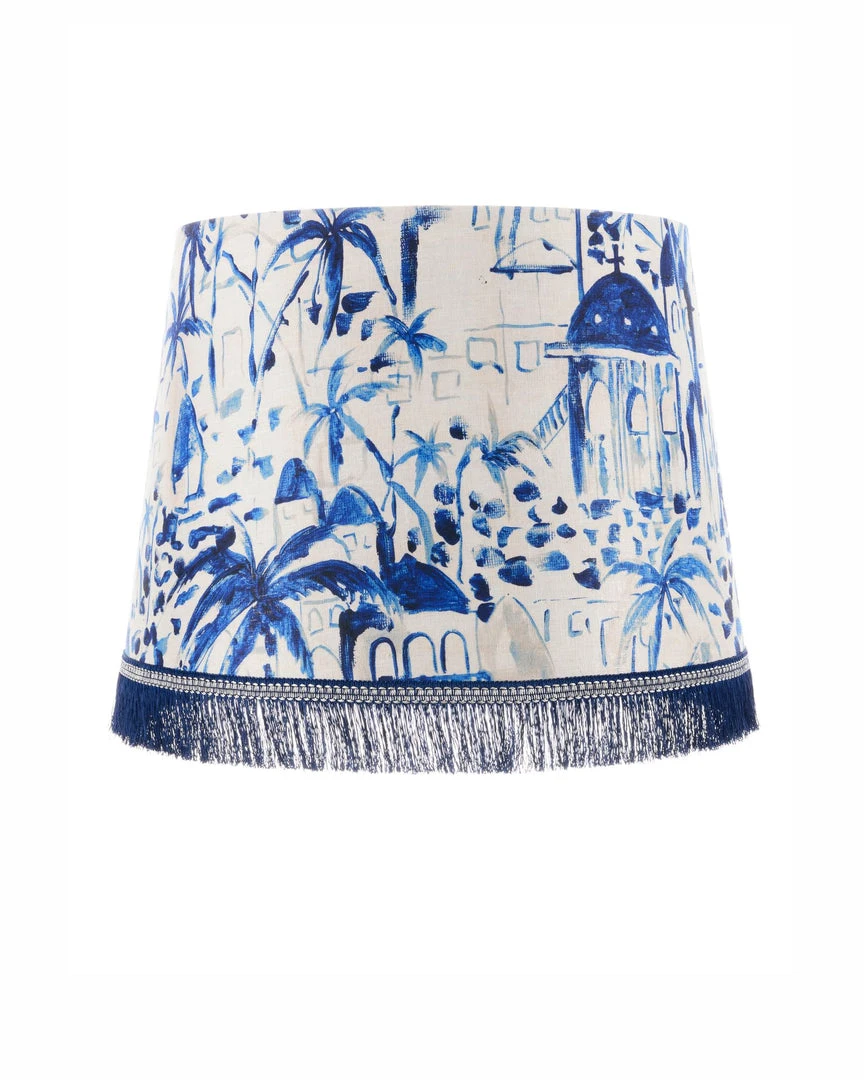Mind The Gap Blue Skies Ahead Cone Lampshade - Stylish Home Lighting 3 Mind The Gap Blue Skies Ahead Cone Lampshades Rhodes