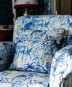 Mind The Gap Rhodes Stonewashed Cotton Cushion