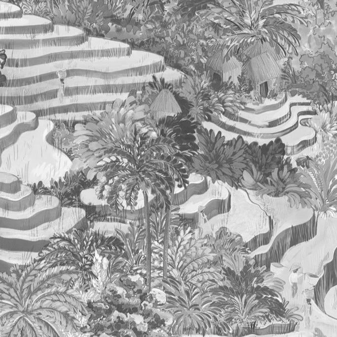 Brand Mckenzie Rice Terrace MAX Wallpaper - Black & White | Nature & Animals Wallpaper 5 Brand Mckenzie Rice Terrace MAX Wallpaper, Black & White