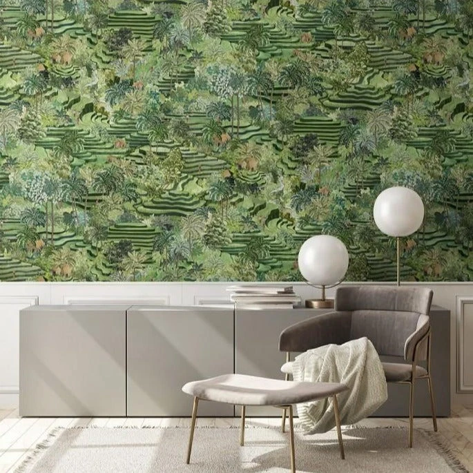 Brand Mckenzie Rice Terrace MAX Wallpaper - Grass Green Indigena | Nature & Animals Wallpaper 4 Brand Mckenzie Rice Terrace MAX Wallpaper, Grass Green Indigena