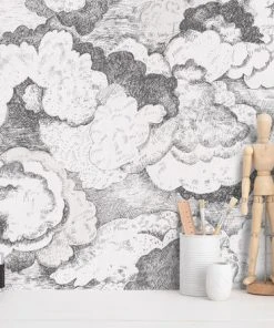 BN Smalltalk Clouds - Black And White Homeware