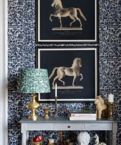 Mind The Gap Les Jardins Royaux Royal Hunting Racing Green Wallpaper